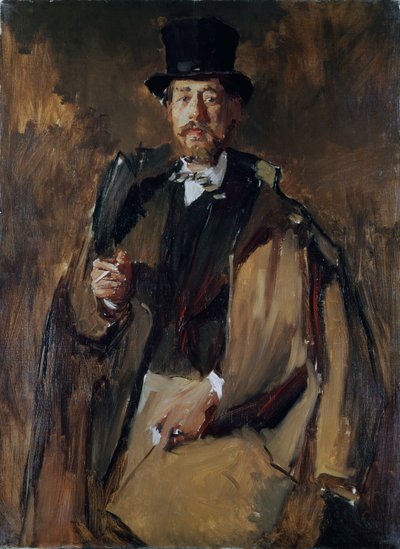 Pal Szinyei Merse（1845-1920）の肖像 作： Wilhelm Maria Hubertus Leibl