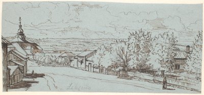 レクサンド教会への田舎道、ダラーン 作： Wilhelm Marstrand