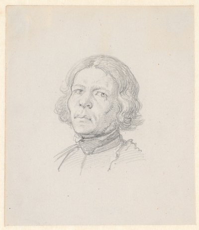 ポートレート ヘッド、スウェーデンの農家 作： Wilhelm Marstrand