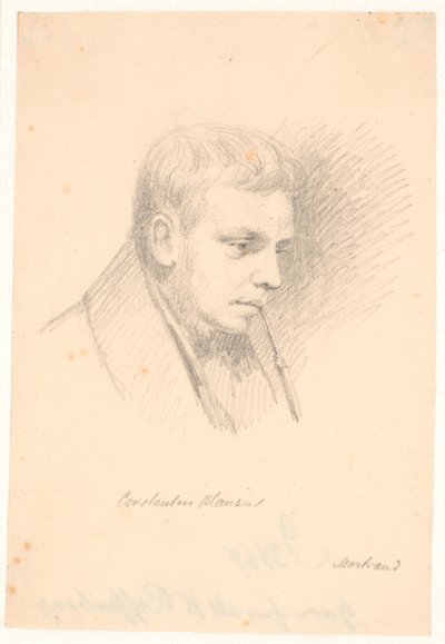 コンスタンティン・ハンセンの肖像 作： Wilhelm Marstrand