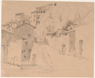 Via Piave med La Porta Su i Olevano Romano 作： Wilhelm Marstrand