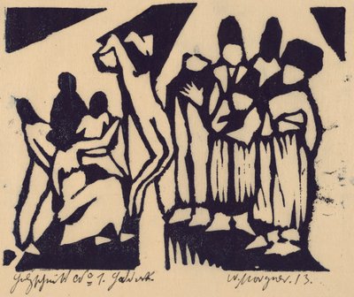 磔刑Ⅰ 作： Wilhelm Morgner