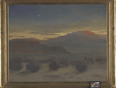 ワイオミング砂漠 作： Wilhelm Riess