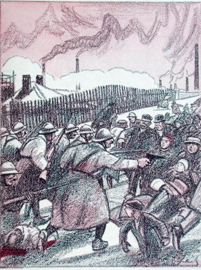 Repressão do exército francês durante a ocupação do Ruhr, de 