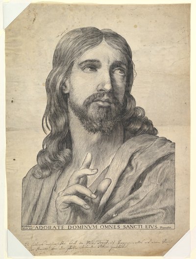 祝福するキリストの胸像 17世紀 作： Wilhelm Traut