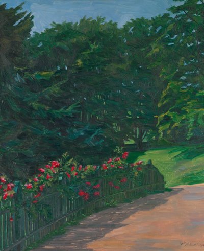 風景、1910年。 作： Wilhelm Trübner