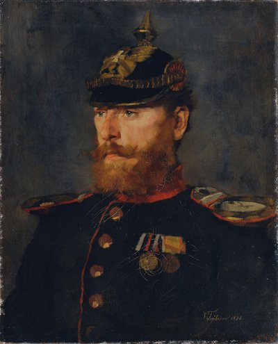 Landwehrの将校 作： Wilhelm Trübner
