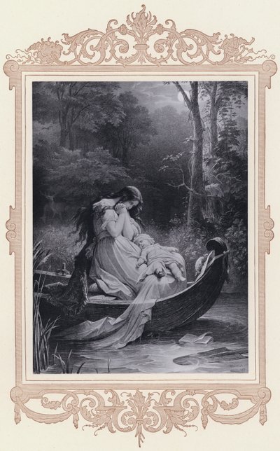 オッティリー、選択的アフィニティ（リトグラフ 作： Wilhelm von (after) Kaulbach