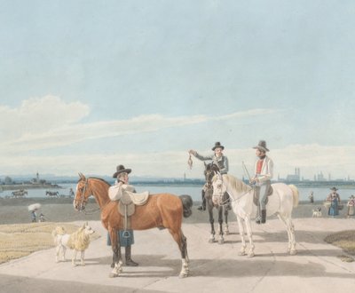 ミュンヘン近郊の騎手、1830年。 作： Wilhelm von Kobell