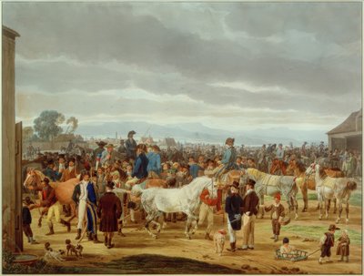 馬市場 作： Wilhelm von Kobell
