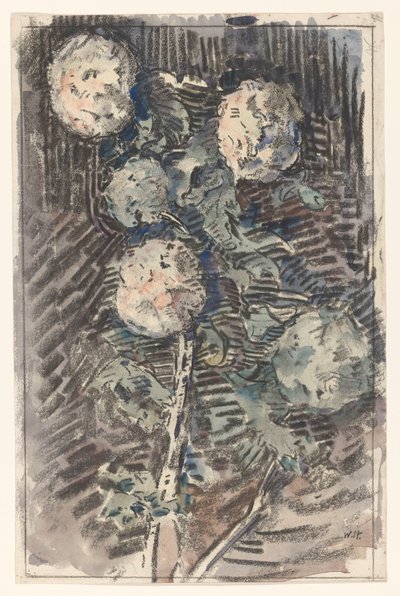 白い花の枝 作： Wilhelmus Johannes Steenhoff
