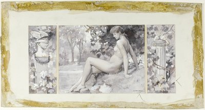 彼女は目に見えない入浴 作： Will Hicock Low