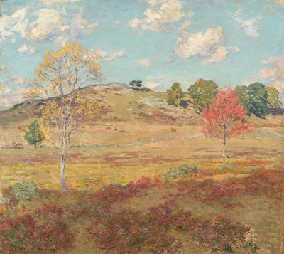 初秋 作： Willard Leroy Metcalf
