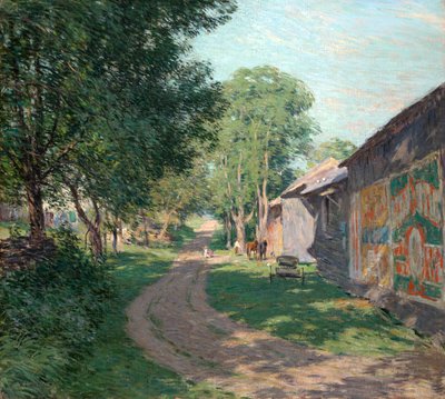 真夏の影 作： Willard Leroy Metcalf