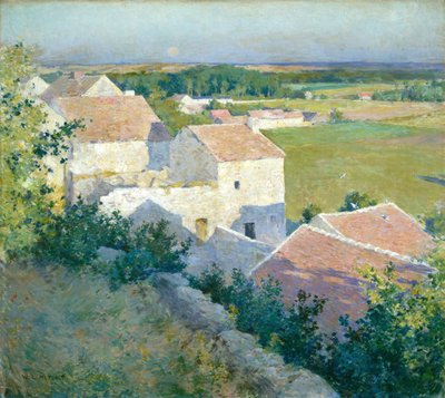 1890年頃の「真夏の黄昏」。 作： Willard Leroy Metcalf