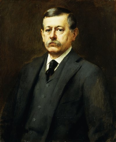 パターソンの肖像、1895 作： Willard Leroy Metcalf