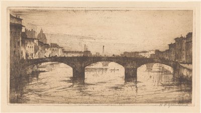 フィレンツェ（原題） 作： Willem Adrianus Grondhout (signed by artist)