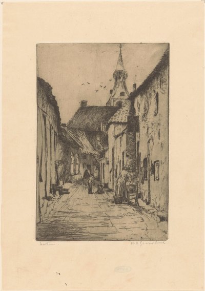 Hattem (オブジェクトの元のタイトル) 作： Willem Adrianus Grondhout (signed by artist)