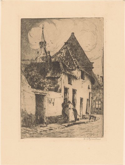 Hattem (オブジェクトの元のタイトル) 作： Willem Adrianus Grondhout (signed by artist)