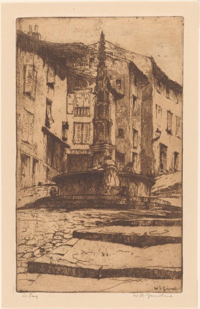 Le Puy (オブジェクトの元のタイトル) 作： Willem Adrianus Grondhout (signed by artist)