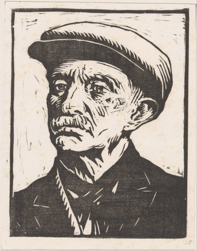 見知らぬ男の肖像 作： Willem Adrianus Grondhout (signed by artist)