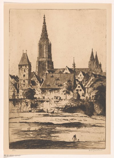 Ulm (オブジェクトの元のタイトル) 作： Willem Adrianus Grondhout (signed by artist)
