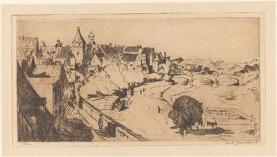 Ulm (オブジェクトの元のタイトル) 作： Willem Adrianus Grondhout (signed by artist)