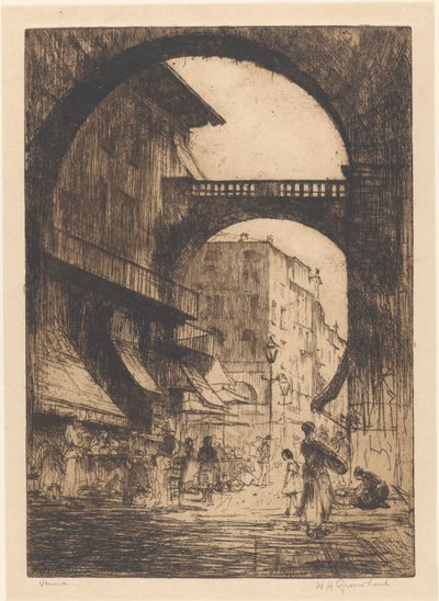 Verona (オブジェクトの元のタイトル) 作： Willem Adrianus Grondhout (signed by artist)