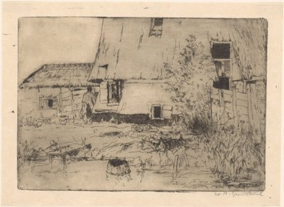 フォールブルグの風車基地 作： Willem Adrianus Grondhout (signed by artist)