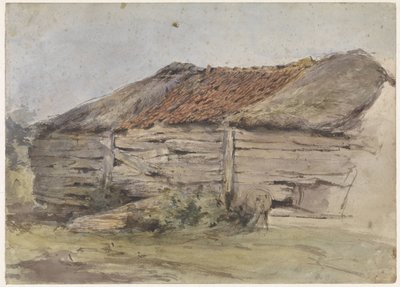 古い納屋 作： Willem Anthonie van Deventer
