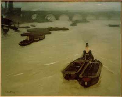 ロンドンのテムズ川 作： Willem Arnoldus Witsen