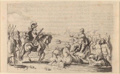 アレキサンダー大王とネプチューン 作： Willem Basse