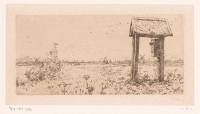 メドウズ オン ザ カーグ、メールボックス付き メールボックス、カーグ（原題） 作： Willem Bastiaan Tholen (signed by artist)