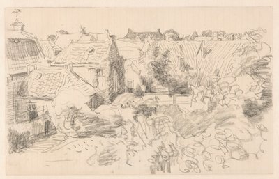 エンクハイゼンの屋根と庭園 作： Willem Bastiaan Tholen