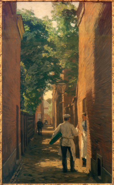 ハーグの路地 作： Willem Bastiaan Tholen