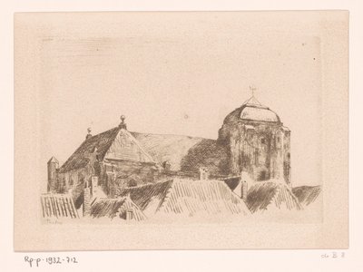 ヴェーレの大教会の眺め Ship on Tower, Veere (原題) 作： Willem Bastiaan Tholen