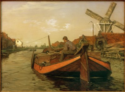 チャネルのトレックはしけ 作： Willem Bastiaan Tholen