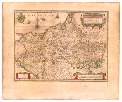 メクレンブルク公国 作： Willem Blaeu