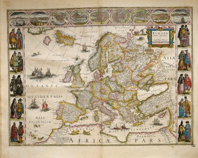 Willem Bleau作「Theatrum Orbis Terrarum」より（アムステルダム 作： Willem Blaeu