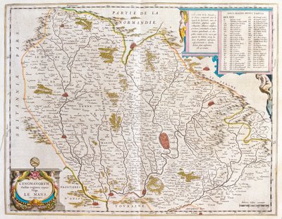 ウィレム・ブラウ著『Theatrum Orbis Terrarum, sive Atlas Novus』（アムステルダム）所収、メイン州 作： Willem Blaeu