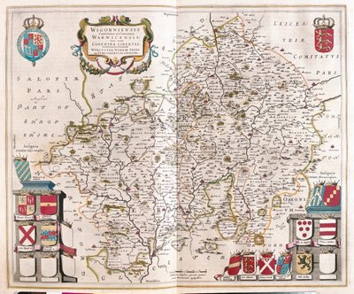 Worcestershire, warwikshire, in 