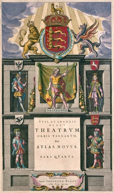 アムステルダム、ウィレム・ブラウ作『Theatrum Orbis Terrarum, sive Atlas Novus』所収 作： ウィレム・ブルー