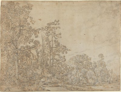 漁師と森の池 作： Willem Buytewech