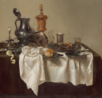 ミンスパイ付きバンケットピース 作： Willem Claesz. Heda