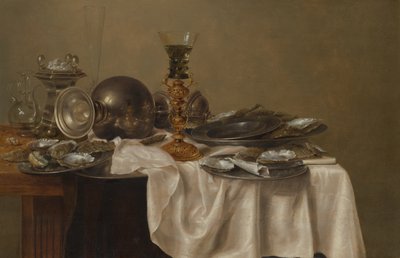 朝食の静物 作： Willem Claesz. Heda