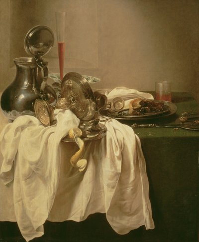 静物（キャンバスに油彩） 作： Willem Claesz. Heda