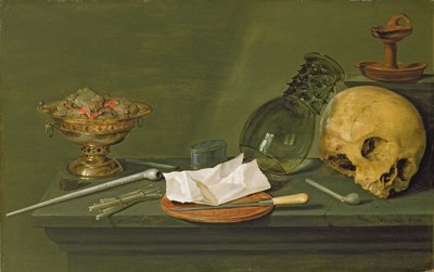 虚栄心、1628 作： Willem Claesz. Heda