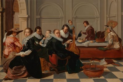 ザ・ミュージカル・ギャザリング 作： Willem Cornelisz Duyster (copy after)
