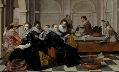 ミュージカル・パーティー 作： Willem Cornelisz Duyster