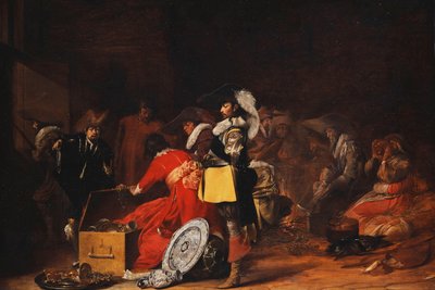 略奪の兵士 作： Willem Cornelisz Duyster